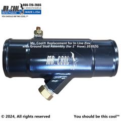 203IIZG In Line Zinc with Ground Stud Assembly (for 2” Hose)