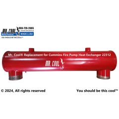 22312 Cummins Fire Pump Heat Exchanger