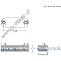 8547598-06 MTU Detroit Diesel Plate Cooler